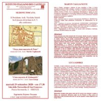 Sezione Toscana – Presentazioni Manifestazione VI Settimana Associazioni Culturali Fiorentine