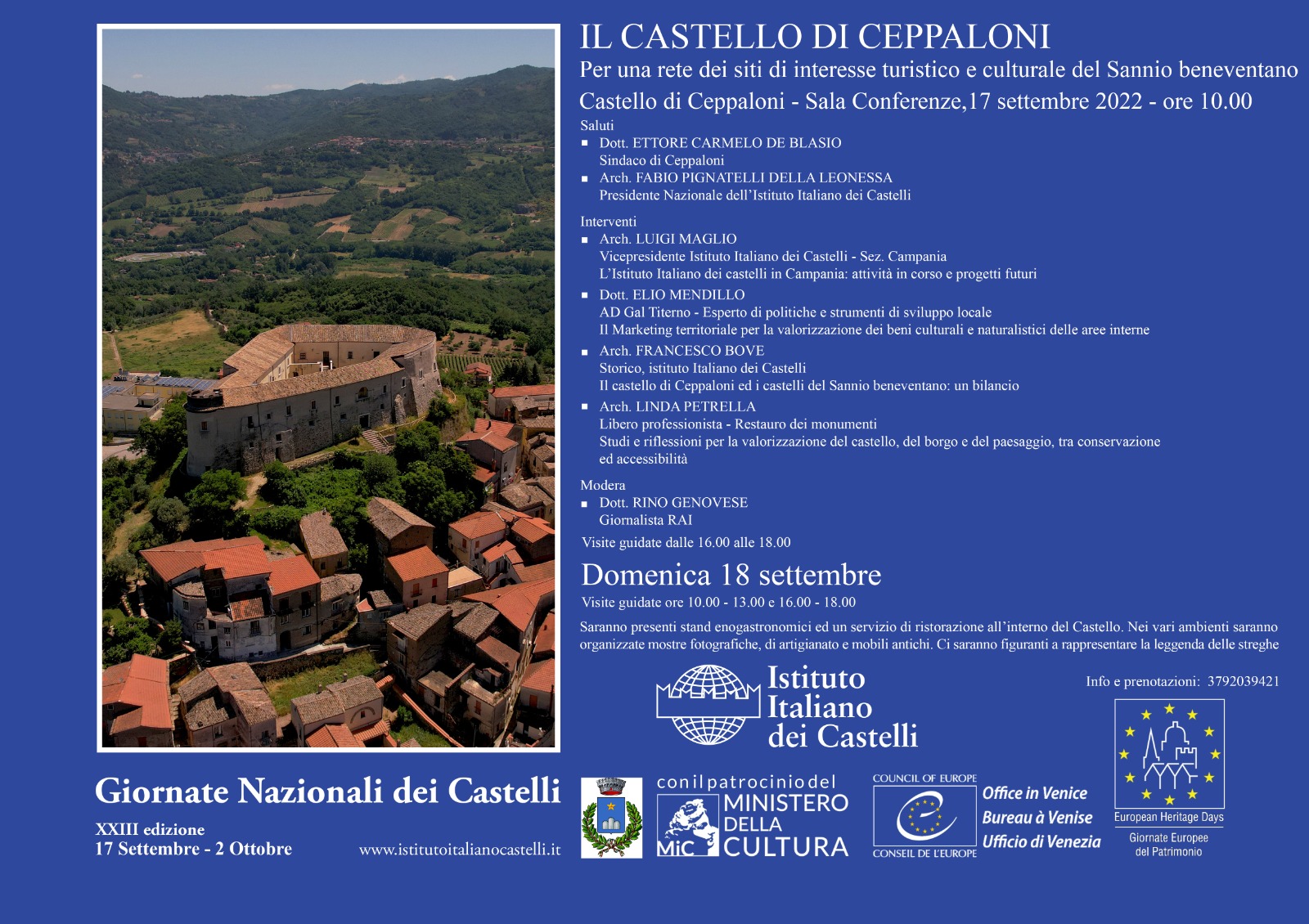 Tavola rotonda presso il Castello di Ceppaloni – Sala conferenze