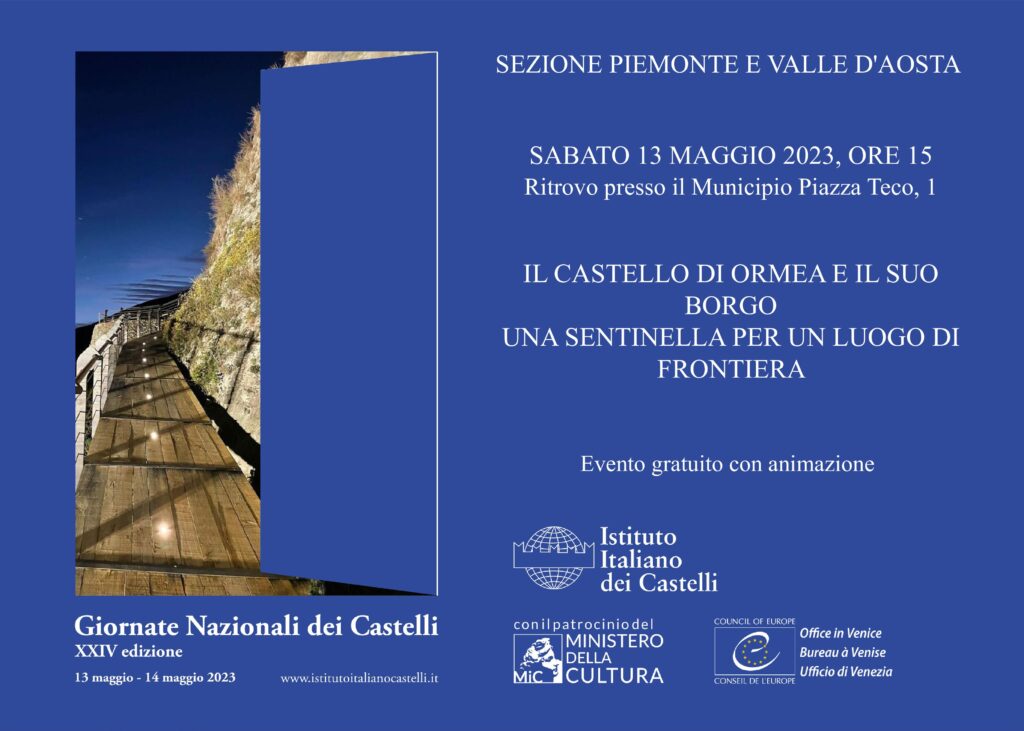 Giornate Nazionali Castelli 2023 sez. Piemonte e Valle d’Aosta – Castello e borgo di Ormea (CN)