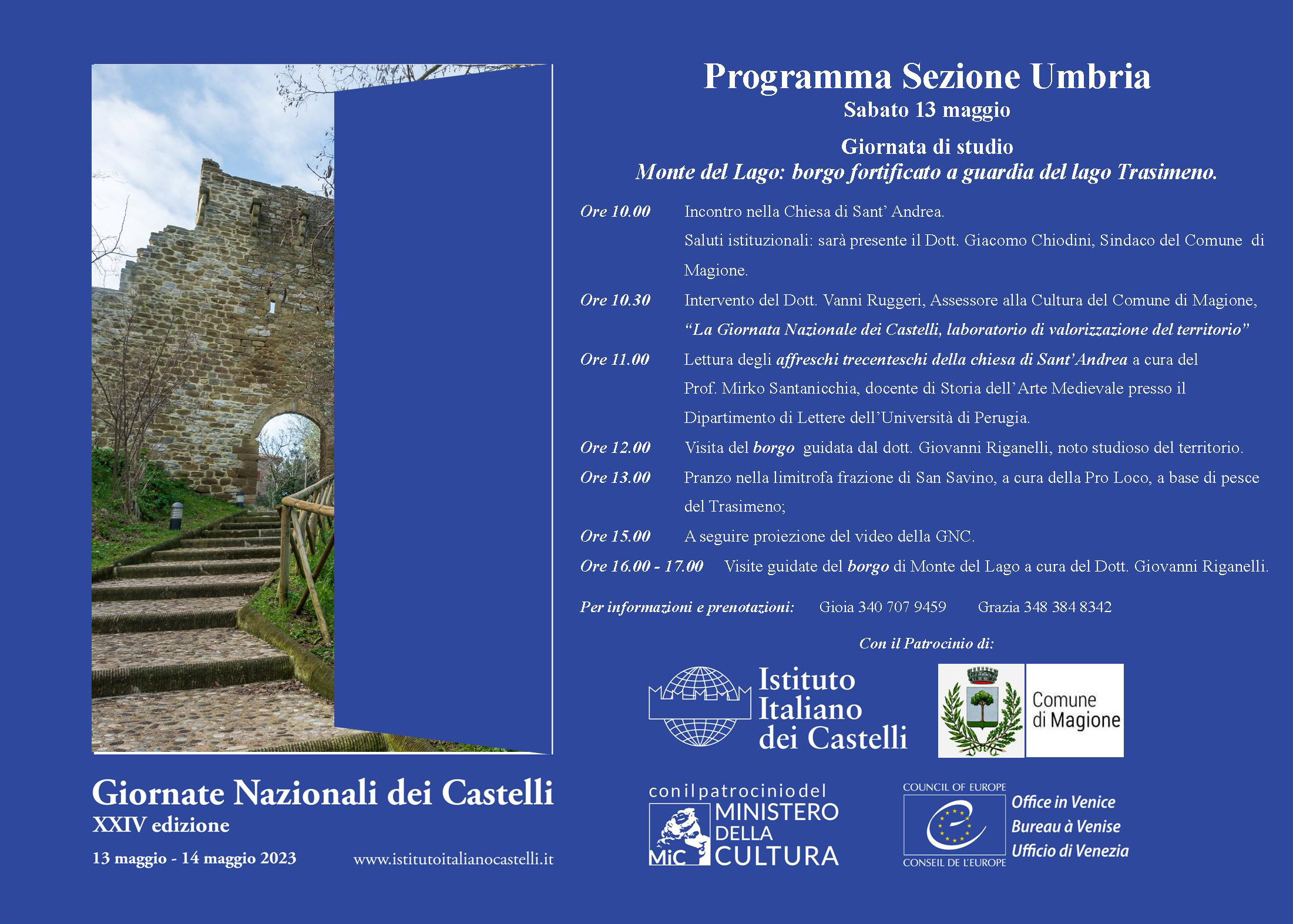 Giornata Nazionale dei Castelli 2023 – Umbria