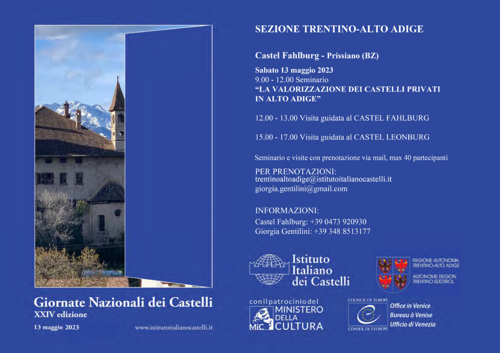 Giornate Nazionali dei Castelli 2023 – maggio