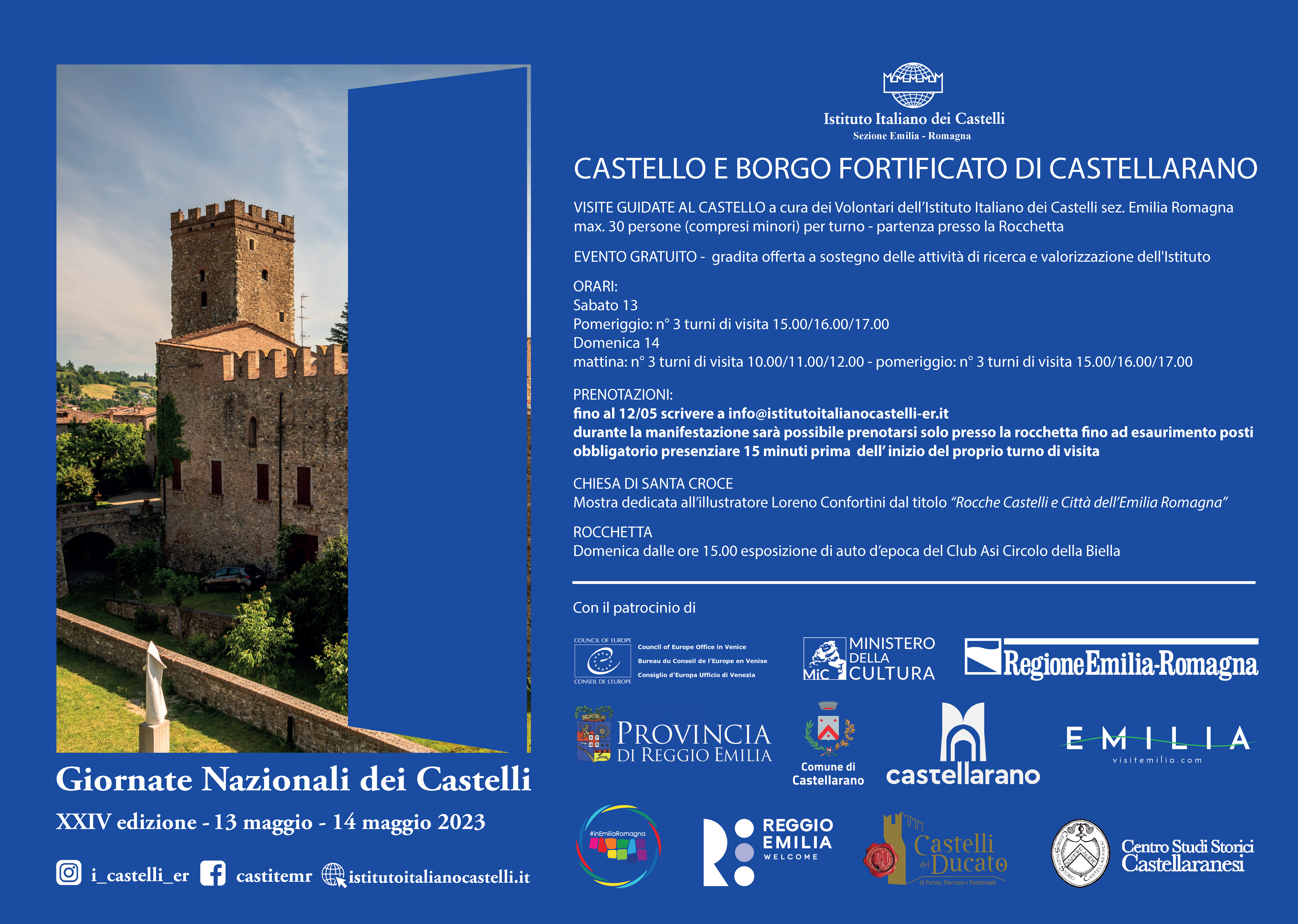 Giornata Nazionale dei Castelli 2023 – Emilia Romagna