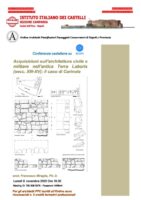 Video conferenza Sezione Campania – Acquisizioni sull’architettura civile e militare nell’antica Terra Laboris (secc. XIII-XV): il caso di Carinola