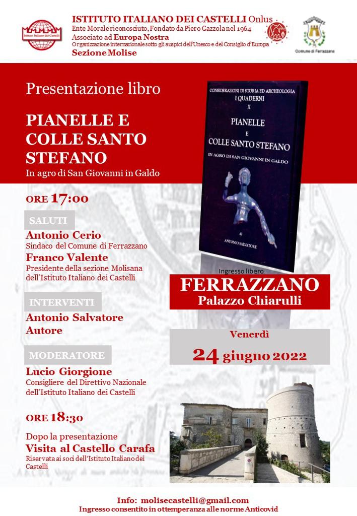 Sezione Molise – Presentazione libro “Pianelle e Colle Santo Stefano”