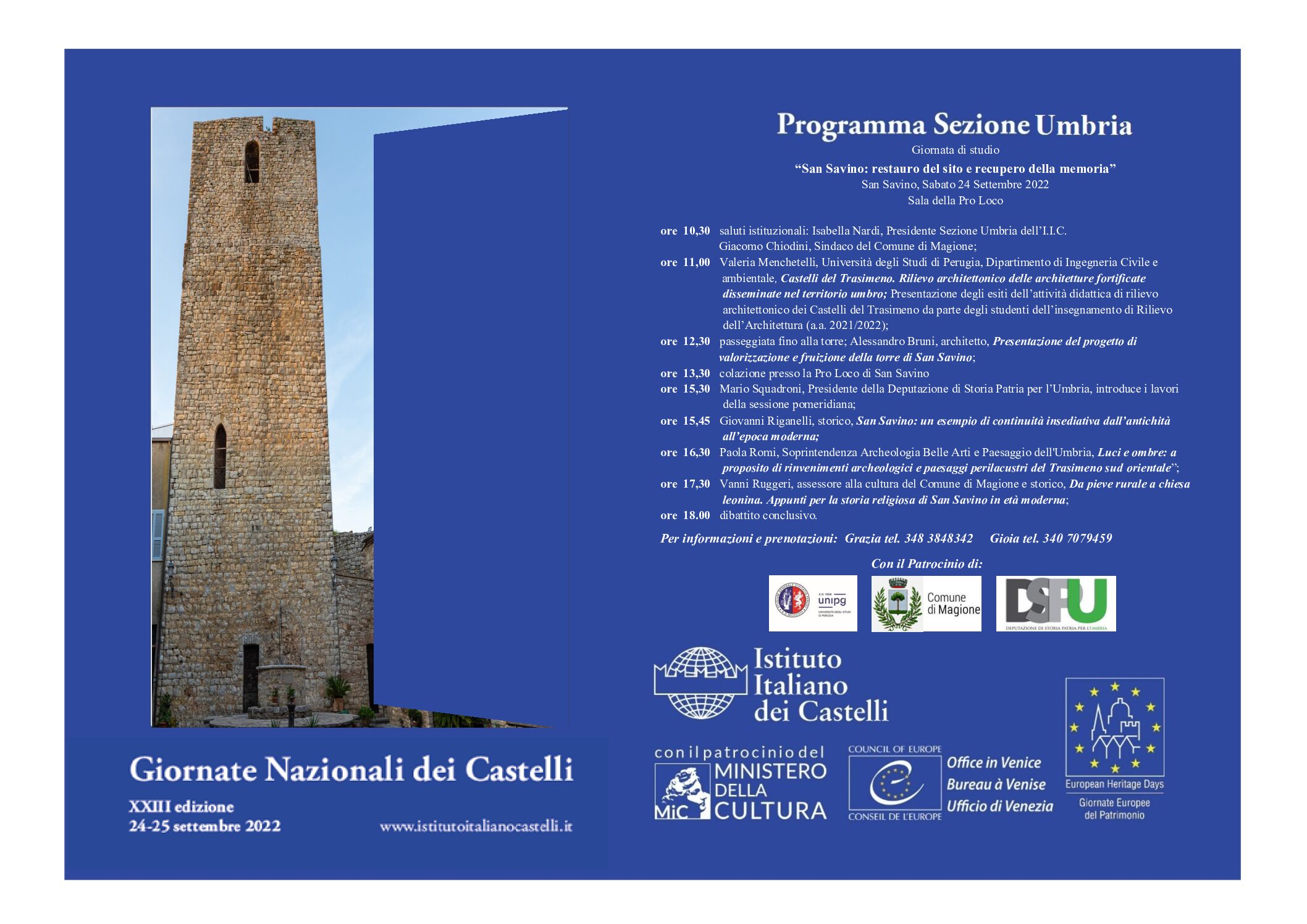 Programma Umbria 2022