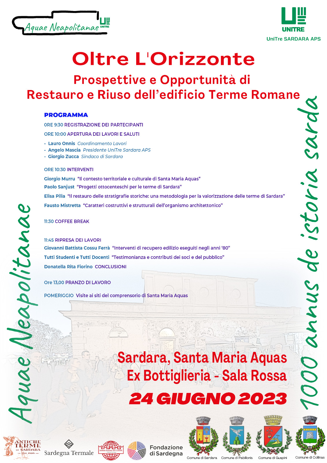 Oltre l’Orizzonte, Prospettive e Opportunità di Restauro e Riuso dell’edificio Terme Romane