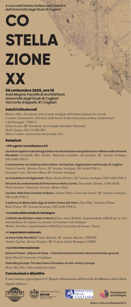 COSTELLAZIONI XX – convegno CAGLIARI