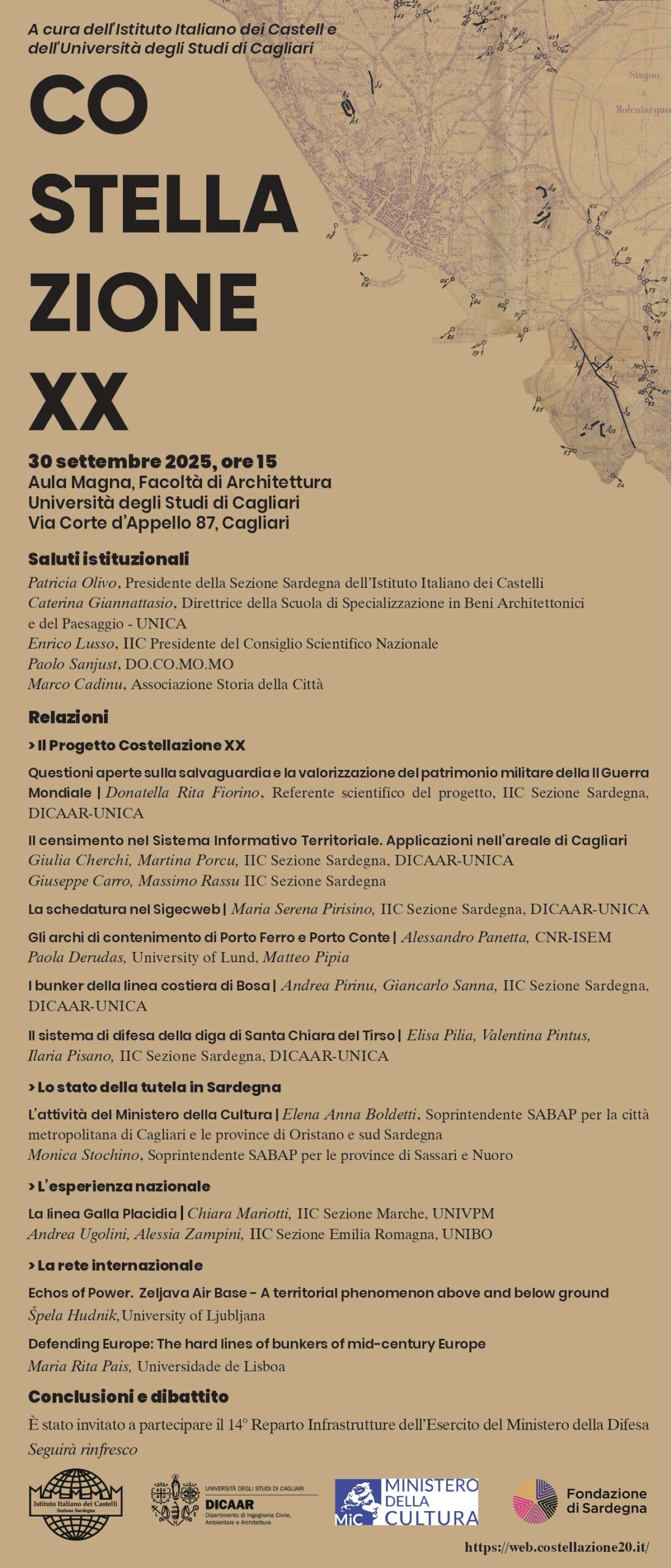 COSTELLAZIONE XX –  30 settembre 2025 CAGLIARI