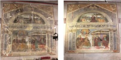 Restituito alla comunità l’affresco cinquecentesco nella chiesa di Santa Maria Annunziata a Montecolognola (PG)